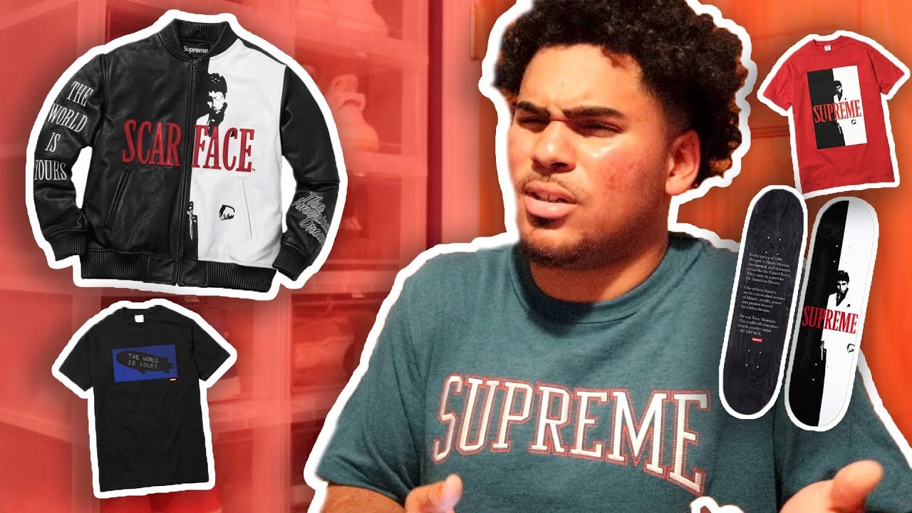 THE NEW SCARFACE X SUPREME COLLAB!!! MY THOUGHTS + HONEST REVIEW - YouTube