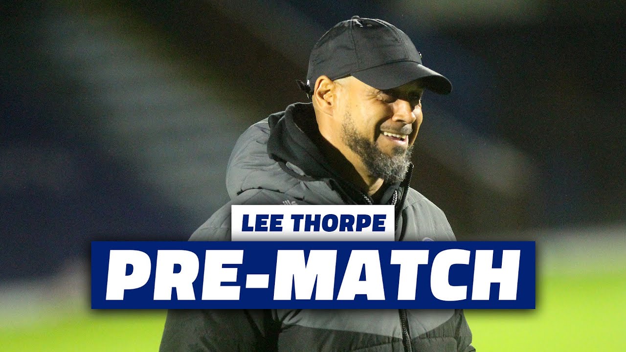 Lee Thorpe Previews FA Youth Cup Game YouTube