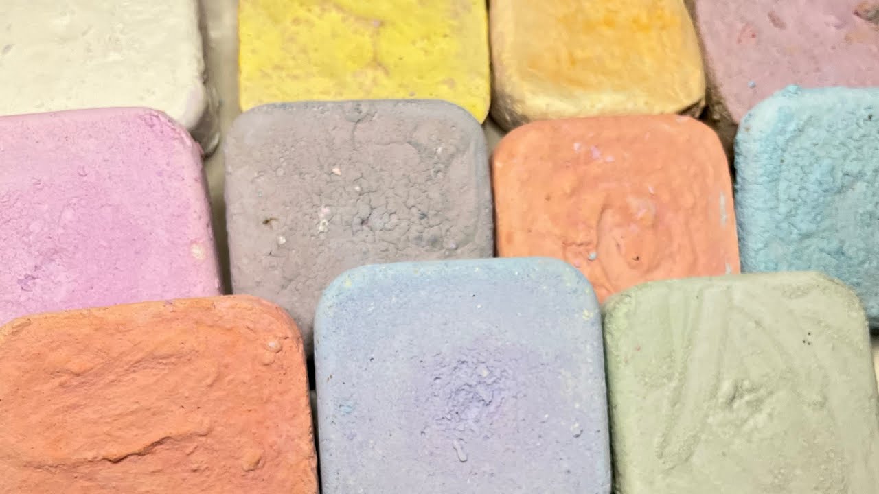 Colourful dyed reforms 🌈 | gym chalk asmr | dusty powdery | - YouTube