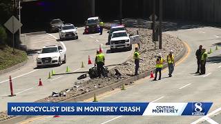 Monterey police say motorcyclist dies after solo crash near Lighthouse Tunnel