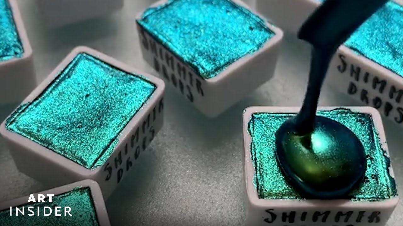 How Holographic Watercolor Paint Is Made 