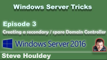 [PART 3] - Create a Secondary Failover Domain Controller