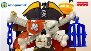 La Guarida Del Pirata Barba Negra Blackbeards Laie Imaginext Fisher Price Con Jake Cubby Y Skully