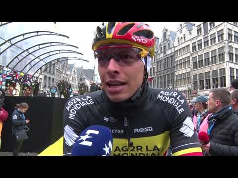 Oliver Naesen - Interview at the start - Tour of Flanders / Ronde van Vlaanderen 2018