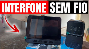 CAMPAINHA SEM FIO, COM CÂMERA. smart home video doorbell. INTERFONE BOM E BARATO.