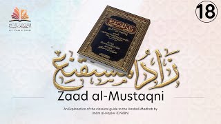 18 | Al-Ghusul | Book Of Purification | Zaad al Mustaqni | Ust Abu Abdillah Sa'eed Hassan