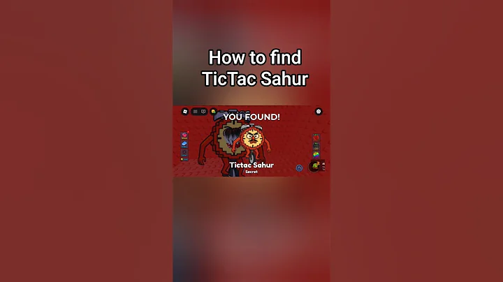 👆How to find TicTac Sahur in Find the Brainrot #findthebrainrot #roblox