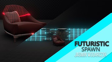 Game VFX Futuristic Spawn