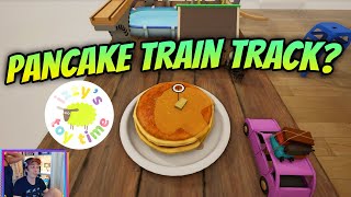 Pancake Train Track! Fun Toy Trains for KIDS