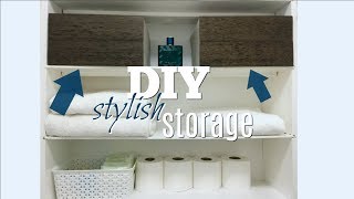 DIY Stylish Storage Boxes | Dollar Store HACK!
