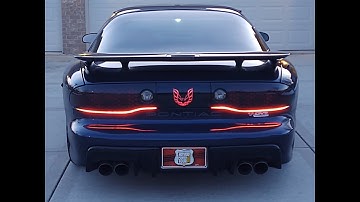 4th Gen Trans Am Rear Light Up Panel
