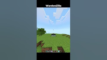 Spawning Wardenzilla In Minecraft 💀 | #shorts #minecraft #viral