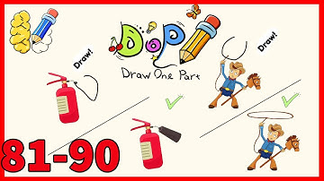 DOP Draw One Part | Level 81 82 83 84 85 86 87 88 89 90 Solution or Walkthrough