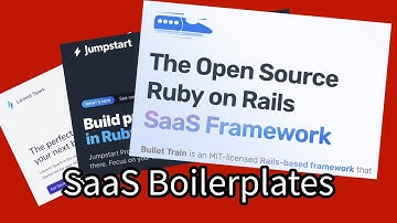 Rails SaaS Boilerplates and Starterkits. Trying out Bullettrain for the first time
