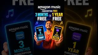 FREE Amazon Music Subscription – 3 Months &  1 Year Offer 🔥 #amazon #freesubscription