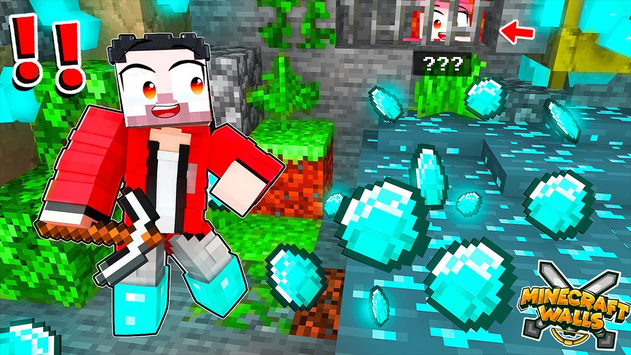 DIAMANTEN...  aber WERDE ICH BEOBACHTET?! (Minecraft Walls)