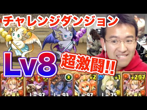 【パズドラ】前編：超激闘！チャレンジダンジョンLv8 初挑戦！！【BEST OF 2014受賞記念】