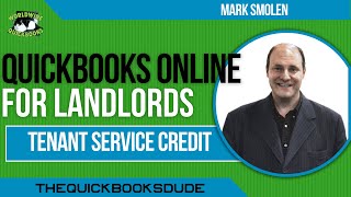 QuickBooks Online Landlords Giving Rent Credit For Tenant Services screenshot 5