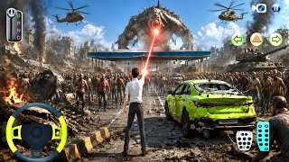 Zombie Monster Attack on Car🚗💀 3d Driving Class android game play || Car Game #cargames screenshot 3
