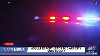 Three Arrested After Assault Near Powers, Oregon