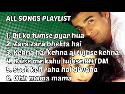 Rehnaa Hai Tere Dil Mein All Songs  RHTDM  All Songs Playlist  R Madhwan  Diya Mirza