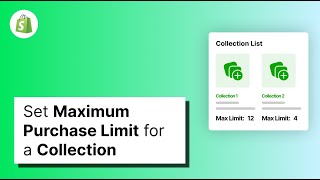 Set Maximum Purchase Limit for a Collection in Shopify – Easy Tutorial