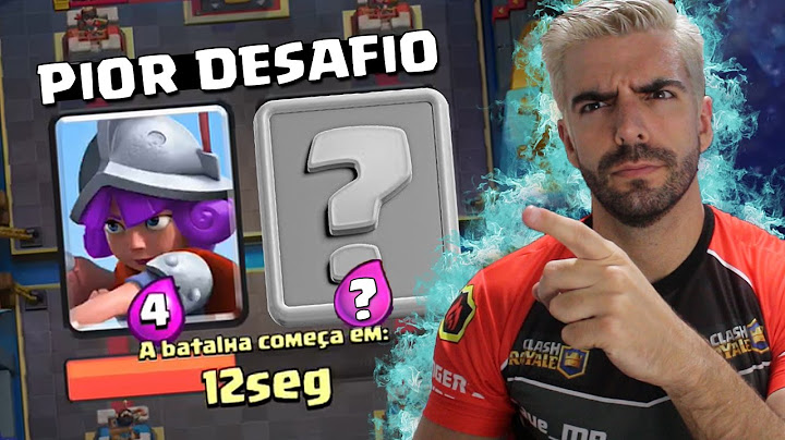 GANHEI O PIOR E MAIS RARO DESAFIO DO CLASH ROYALE