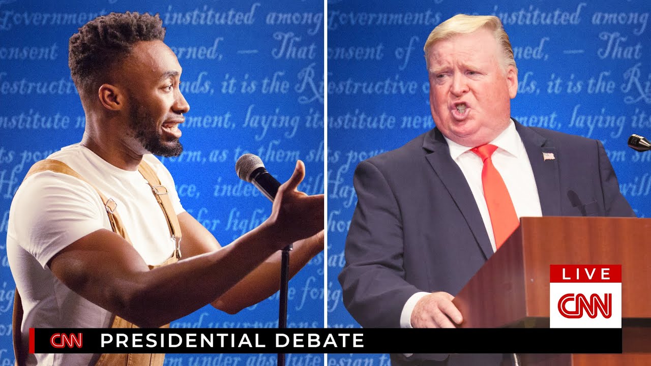 ⁣I CRASHED THE PRESIDENTIAL DEBATE