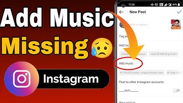How To Fix Post Add Music Option Missing Instagram || Instagram Post Add Music Option Not Available