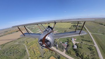 Sopwith Camel exiting the circuit