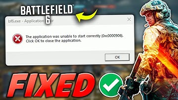 Battlefield 6 0xc0000906-fout oplossen | BF6-toepassingsfout | Eenvoudige oplossing ✅