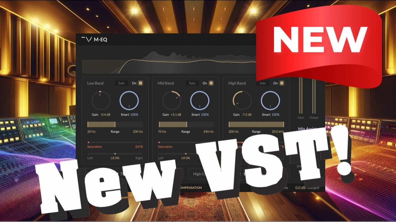 【New VST!】Amazing! New Game-Changing AI Adaptive EQ VST! M-EQ by Techivation