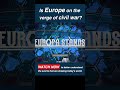 TV7 Europa Stands - Is Europe on the verge of civil war? Mr. Soini