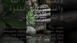 Albaqarah Ayat 223 Membangun Hubungan Suami Istri Yang Harmonis