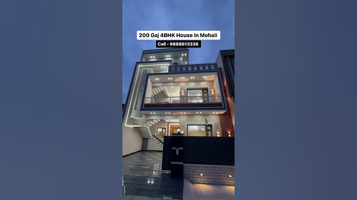200 Gaj Luxury House In Mohali #homedesign  #homeinterior  #youtube  #housetour