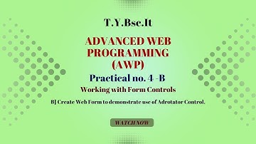 AWP Practical 4-B | Create Web Form to demonstrate use of Adrotator Control. | Step By Step Guide.