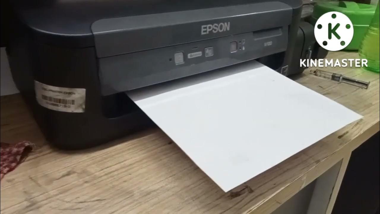 Epson printer not printing white paper came out YouTube