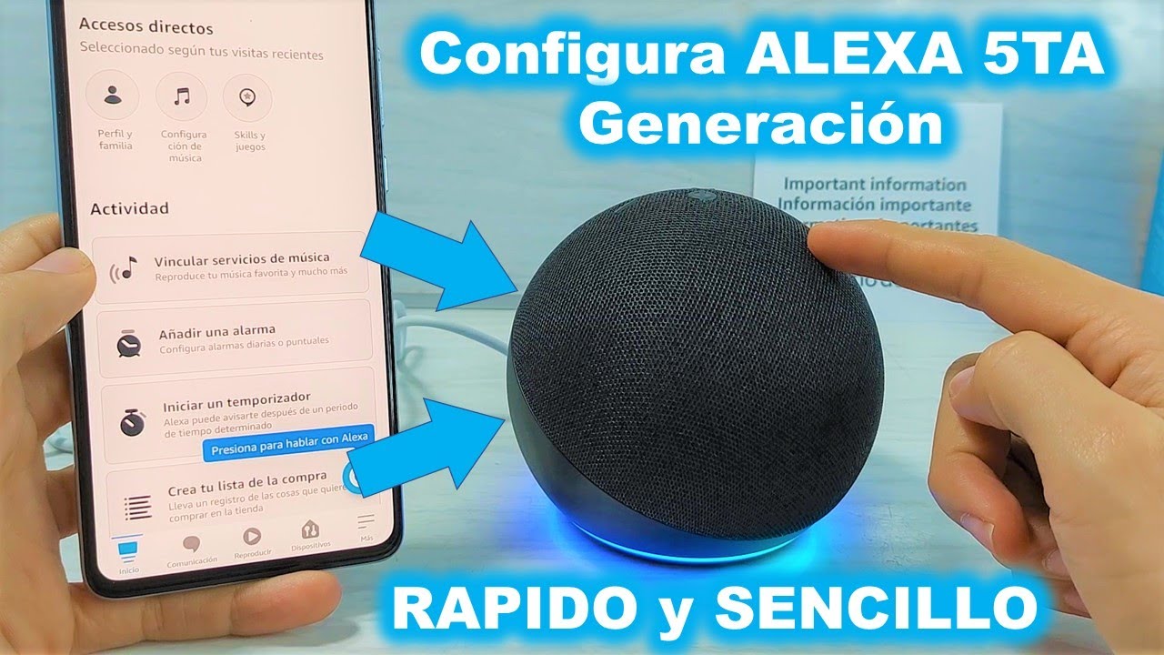 Como CONFIGURAR ALEXA Echo Dot 5 Generacion 