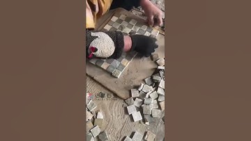 Handmade Multicolor Slate Cobblestone Mosaic