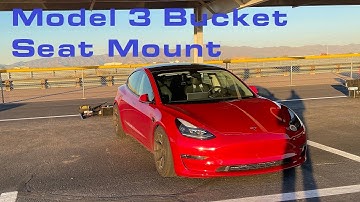 NEW! | Mountain Pass Performance Tesla Model 3 Bucket Seat Mount Kit