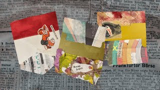 Art Along: Junk Journal flips from vintage envelopes