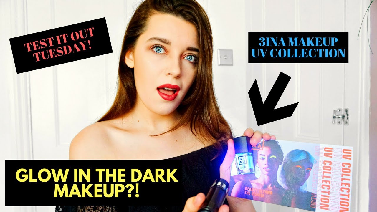3INA Makeup UV Collection (GLOW IN THE DARK?!) - Test It Out Tuesday | Madeleine Yates