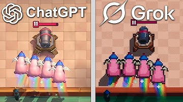 ChatGPT vs Grok Make Clash Royale From Scratch