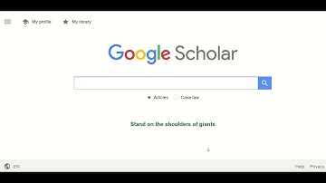 Google Scholar settings: Library Links