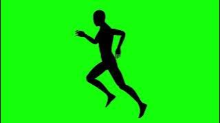 4K Running Man Green Screen | Free Footage