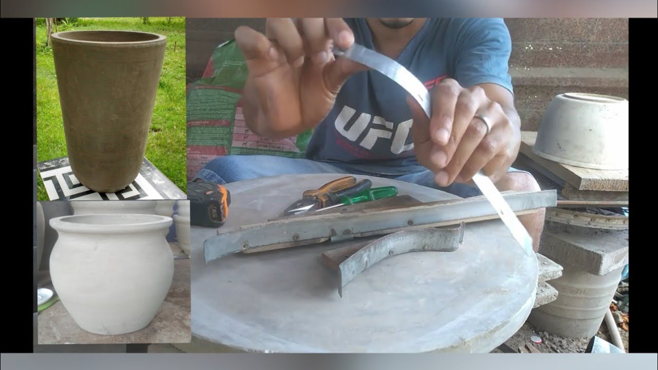 Gabarito para vaso vietnamita. como fazer gabarito para vaso de cimento. fôrma para vaso de cimento.