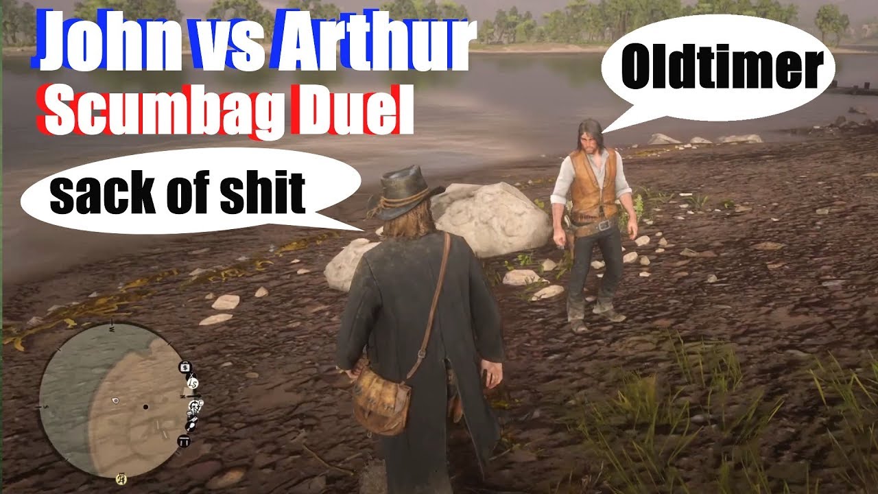 RDR2 Scumbag Arthur vs John Funny Quotes - Red Dead 