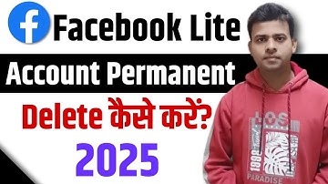 Facebook lite account delete kaise kare 2025 | How to delete facebook lite account permanently