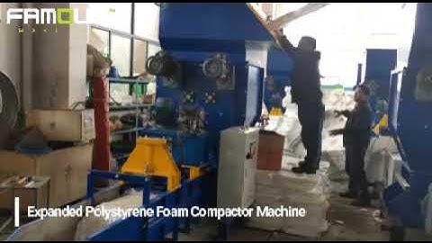 Polystyrene Foam EPS Recycling Machine/Styrofoam Compactor/EPS Foam Cold Compression Machine