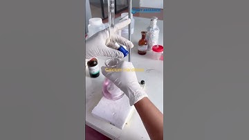 Determination of calcium content in drinking water